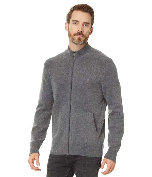 オールセインツ メンズ コート アウター Statten Full Zip Carter Greyの通販は