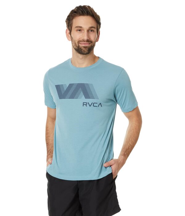 ルーカ メンズ シャツ トップス VA RVCA Blur S/S Tee Hazeの通販は
