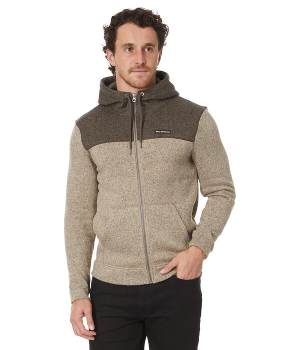 クイックシルバー メンズ パーカー・スウェット アウター Keller Block Zip Hooded Zip Fleece Portabella Heatの通販は 16,045円