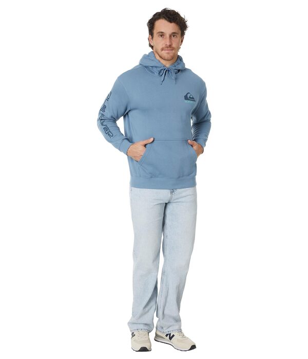 クイックシルバー メンズ パーカー・スウェット アウター Omni Logo Hoodie Pull Over Hooded Fleece Coronet Blueの通販は