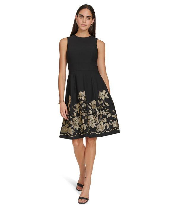 カルバンクライン レディース ワンピース トップス Embroidered Floral