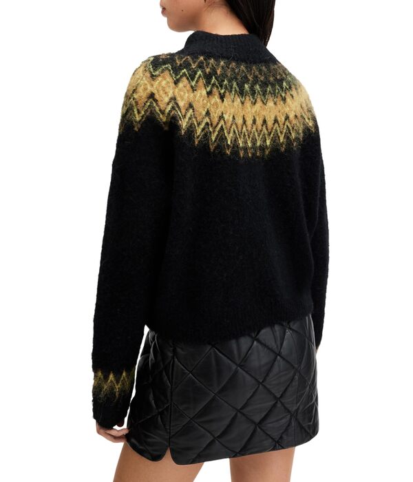 オールセインツ レディース ニット・セーター アウター Clyde Funnel Neck Blackの通販は