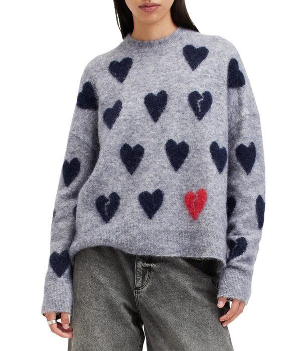 PLAN C ボーダー ウールセーター 36 PLAN C プランシー ニット