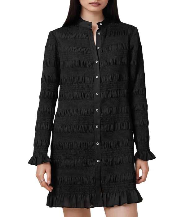 オールセインツ レディース ワンピース トップス Meg Mini Dress Blackの通販は