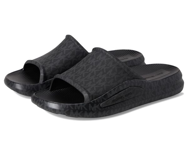 マイケルコース メンズ サンダル シューズ Griffin Slide Black マイケルコース メンズ サンダル シューズ Griffin Slide Black