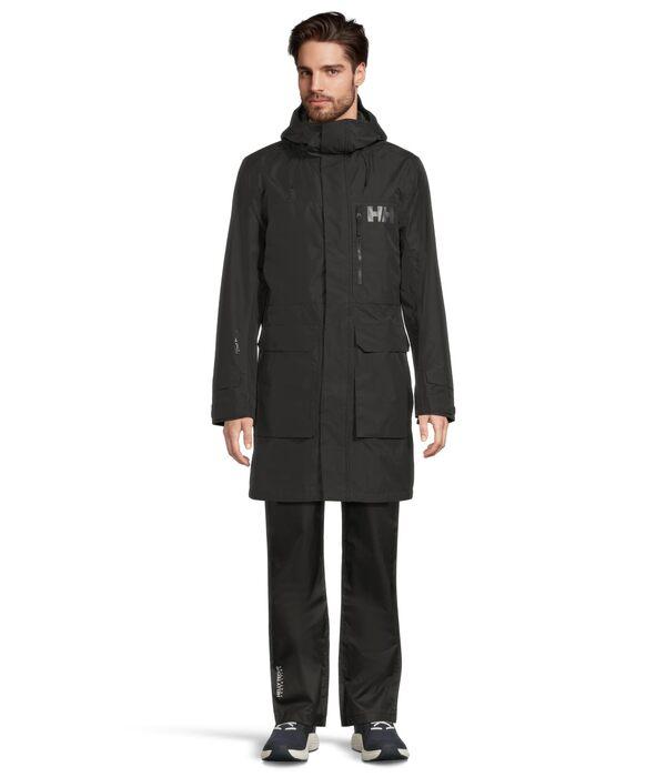ヘリーハンセン メンズ コート アウター Rigging Coat Black 1