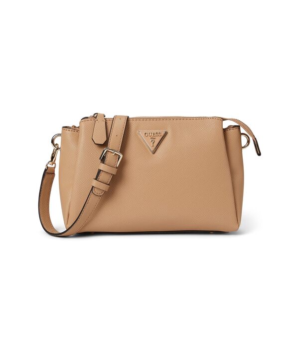 ゲス レディース ハンドバッグ バッグ Noelle Triple Compartment Crossbody Beige