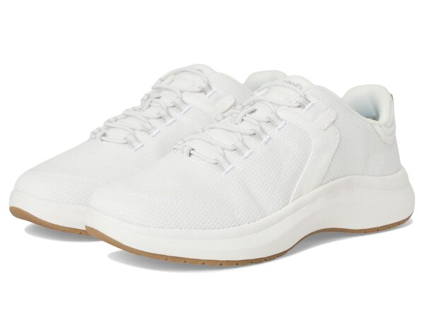 ドクター・ショール レディース スニーカー シューズ Feel At Ease White Fabric