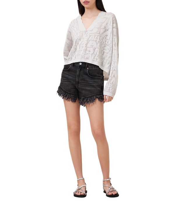 トップス kaito オールセインツ レディース シャツ トップス Kaito V-neck Chalk White