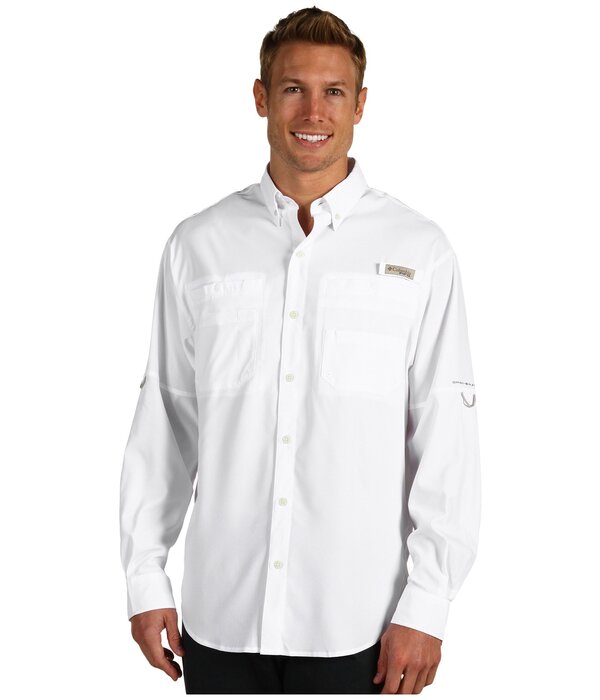 コロンビア メンズ シャツ トップス Tamiami II L/S White