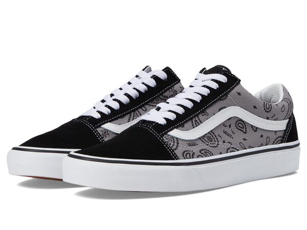 バンズ メンズ スニーカー シューズ Old Skool Paisley Gray/True White