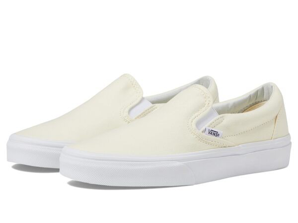 バンズ メンズ スニーカー シューズ Classic Slip-On Core Classics White (Canvas)