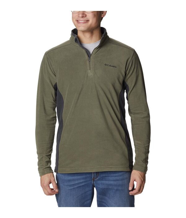 コロンビア メンズ パーカー・スウェット アウター Klamath Range II Half Zip Stone Green/Sharkの通販は