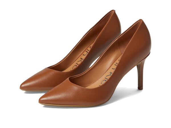 カルバンクライン レディース ヒール シューズ Gayle Pump Cognac Leather