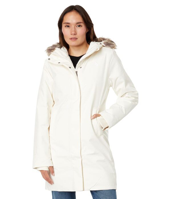 ノースフェイス レディース コート アウター Arctic Parka Gardenia White 1
