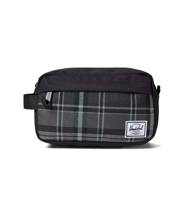 ハーシェルサプライ メンズ ボディバッグ・ウエストポーチ バッグ Chapter Carry On Black/Grayscale Plaid