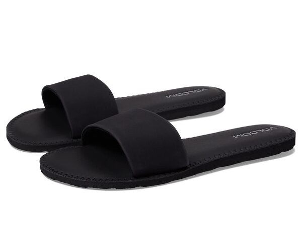 ボルコム レディース サンダル シューズ Simple Slide Sandals Blackout