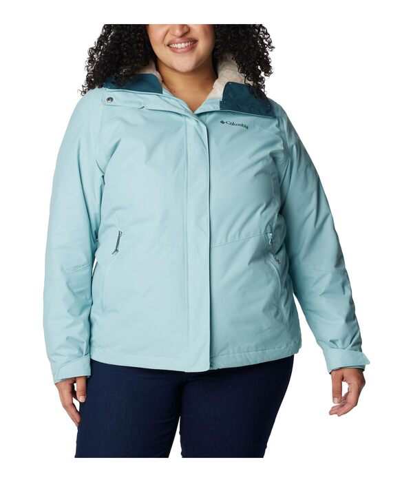 コロンビア レディース コート アウター Plus Size Bugaboo II Fleece Interchange Jacket Aqua Haze