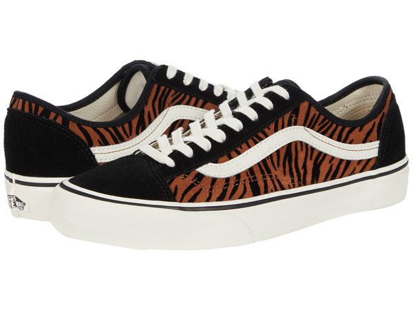 バンズ メンズ スニーカー シューズ Style 36 Decon SF (Animal Stripes) Black/Marshmallow