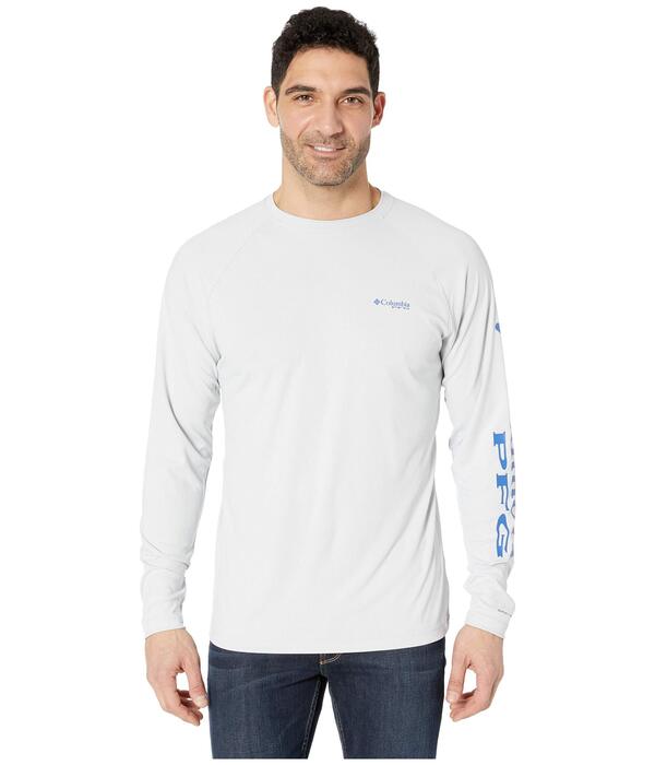 コロンビア メンズ シャツ トップス PFG Terminal Deflector Long Sleeve Shirt Cool Grey/Vivid Blueの通販は