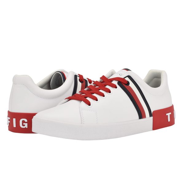 トミー ヒルフィガー メンズ スニーカー シューズ Ramus White/Red Multiの通販は 13,110円
