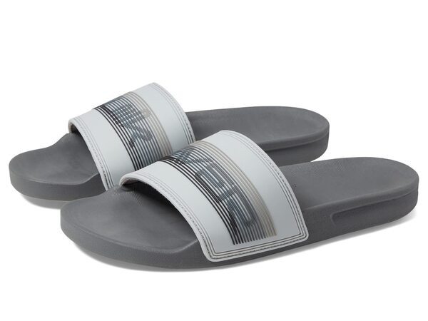 クイックシルバー メンズ サンダル シューズ Rivi Slide Grey 1