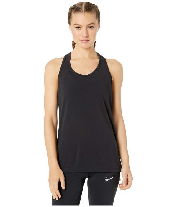 ナイキ レディース シャツ トップス Yoga Layer Tank Black/Dark Smoke Grey