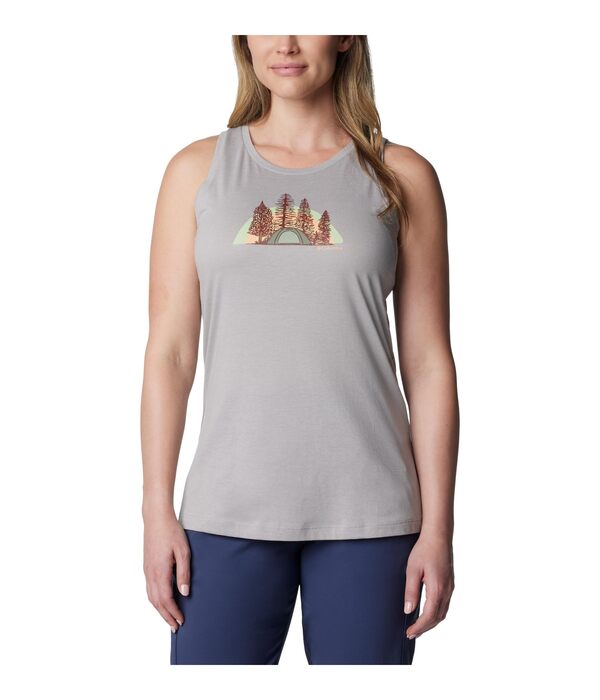 コロンビア レディース シャツ トップス Bluff Mesa Tank Top Columbia Grey Heather/Happier Outdoorsの通販は 8,480円