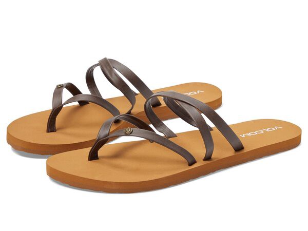 ボルコム レディース サンダル シューズ Easy Breezy II Sandal Brown 1