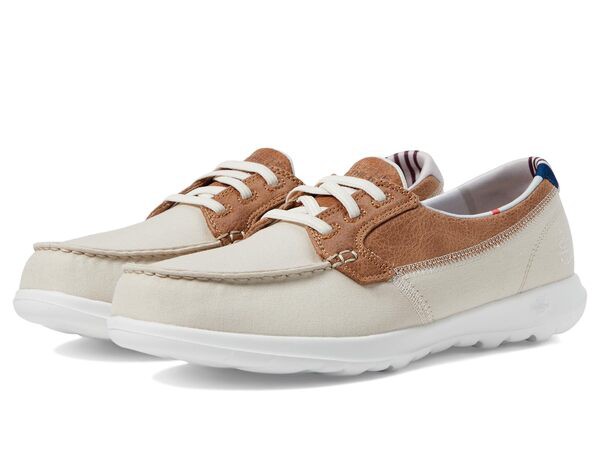 スケッチャーズ レディース デッキシューズ シューズ Go Walk Lite - Playa Natural