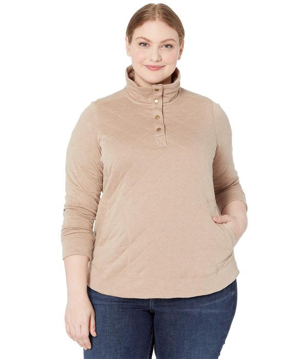 マーモット レディース パーカー・スウェット アウター Plus Size Roice Long Sleeve Sea Salt Heather