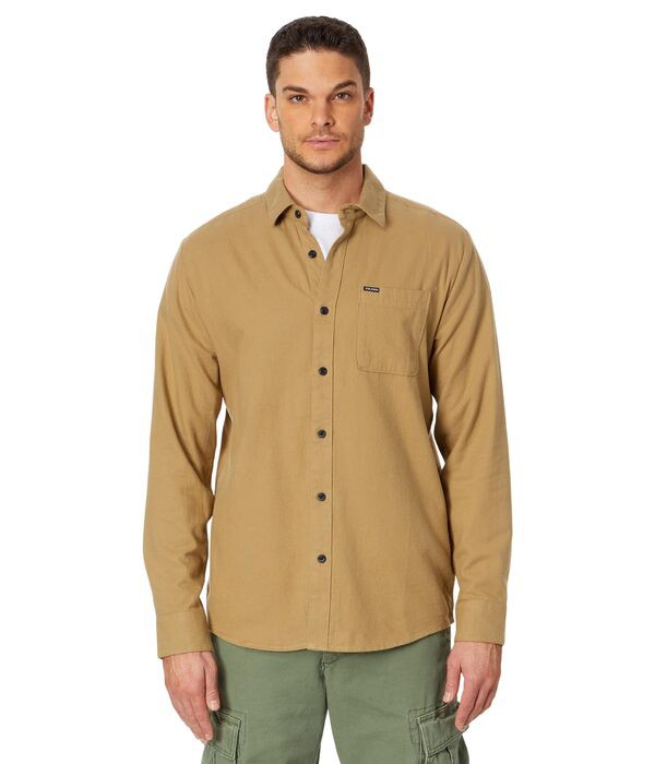 ボルコム メンズ シャツ トップス Caden Solid Long Sleeve