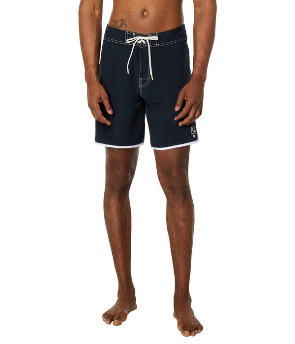 クイックシルバー メンズ ハーフパンツ・ショーツ 水着 Original Scallop 18" Boardshorts Black 1の通販は