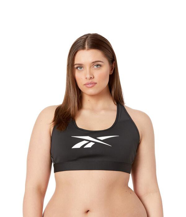 リーボック レディース ブラジャー アンダーウェア Plus Size Lux Sports Bra Black