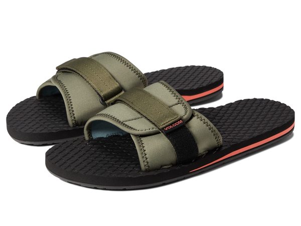 ボルコム メンズ サンダル シューズ Eco Recliner Slide Military