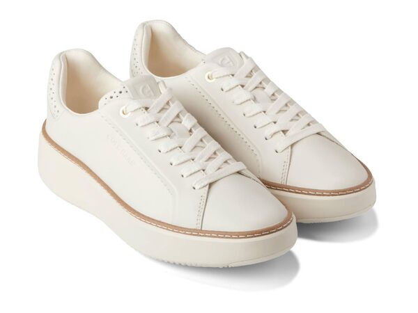 コールハーン レディース スニーカー シューズ GrandPro TopSpin Sneaker Ivory/Perf/Scallopの通販は 28,470円