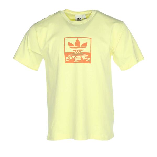 アディダス メンズ シャツ トップス Overdye Short Sleeve Tee Ice Yellowの通販は