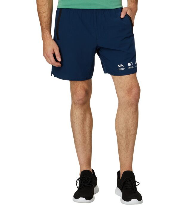 ルーカ メンズ ハーフパンツ・ショーツ ボトムス Yogger Stretch Shorts Navy Credits