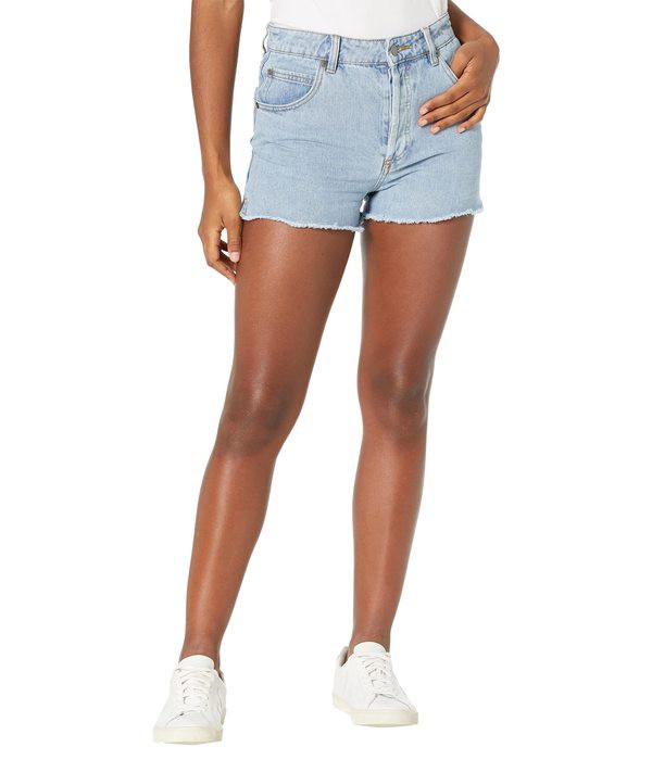 ルーカ レディース ハーフパンツ・ショーツ ボトムス Indi High-Rise Denim Shorts Stone Blue