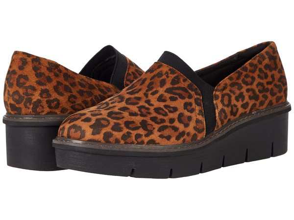 クラークス レディース ヒール シューズ Airabell Mid Leopard Print