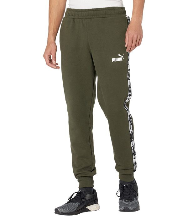 プーマ メンズ カジュアルパンツ ボトムス Taping Pants Fleece Forest Night/Puma Whiteの通販は