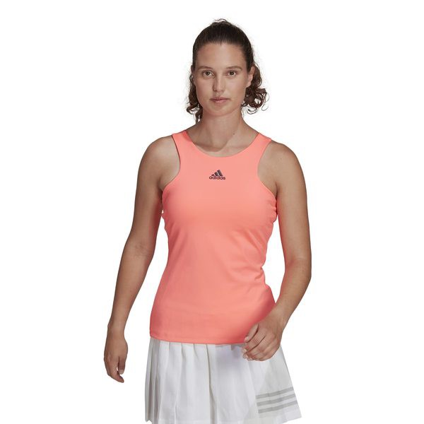 アディダス レディース シャツ トップス Tennis Aeroready Tank Acid Red