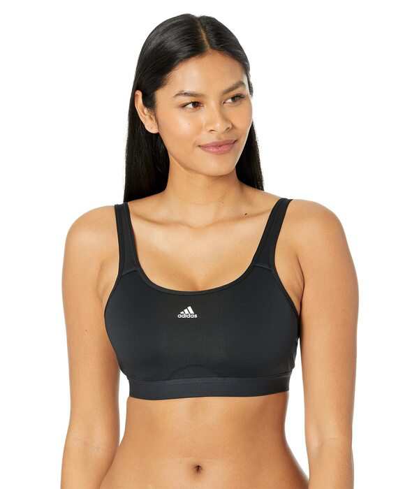 アディダス レディース ブラジャー アンダーウェア Training High Support Good Level Bra Black