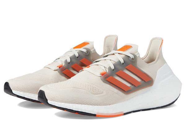 アディダス メンズ スニーカー シューズ Ultraboost 22 Alumina/Impact Orange/Black