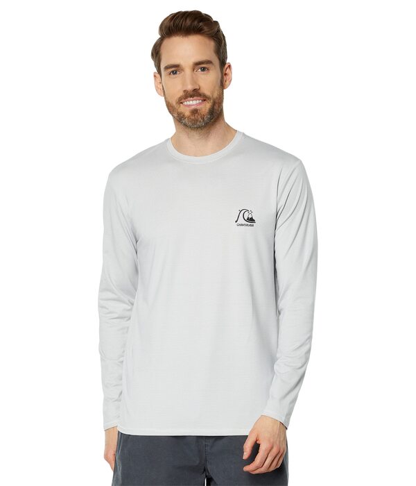 クイックシルバー メンズ トップのみ 水着 Heritage Heather Long Sleeve Surf Tee Gray Violet Heatherの通販は 10,935円