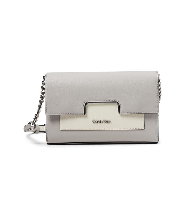 カルバンクライン レディース ハンドバッグ バッグ Finley Saffiano Crossbody Dove/Whiteの通販は