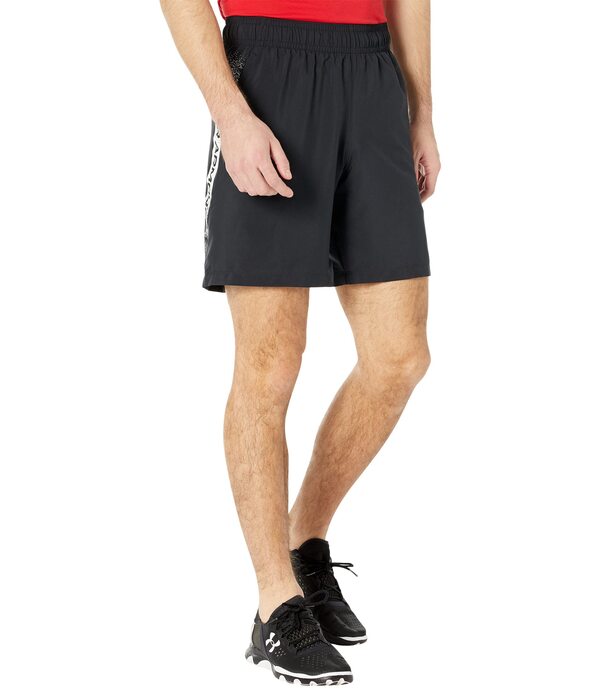 アンダーアーマー メンズ ハーフパンツ・ショーツ ボトムス Woven Graphic Shorts Black/Whiteの通販は 7,546円