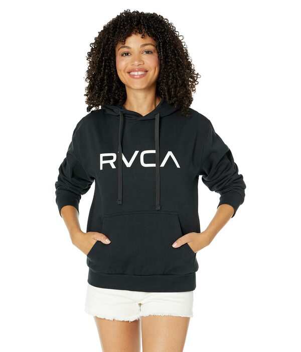 ルーカ レディース パーカー・スウェット アウター Big RVCA Pullover Hoodie Black