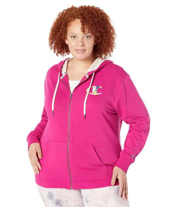 チャンピオン レディース パーカー・スウェット アウター Plus Size Campus French Terry Zip Hoodie Inari