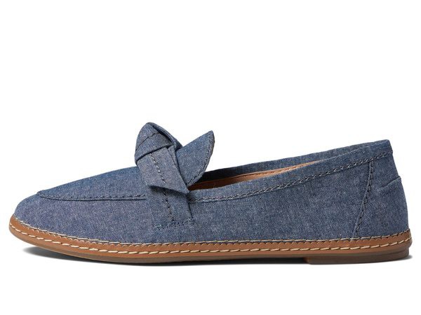 コールハーン レディース スリッポン・ローファー シューズ Cloudfeel All Day Bow Loafer Dark Chambray/Dark Natural Outsole